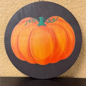 Double Sided Fall Decor Hanging Wood Sign Handpainted